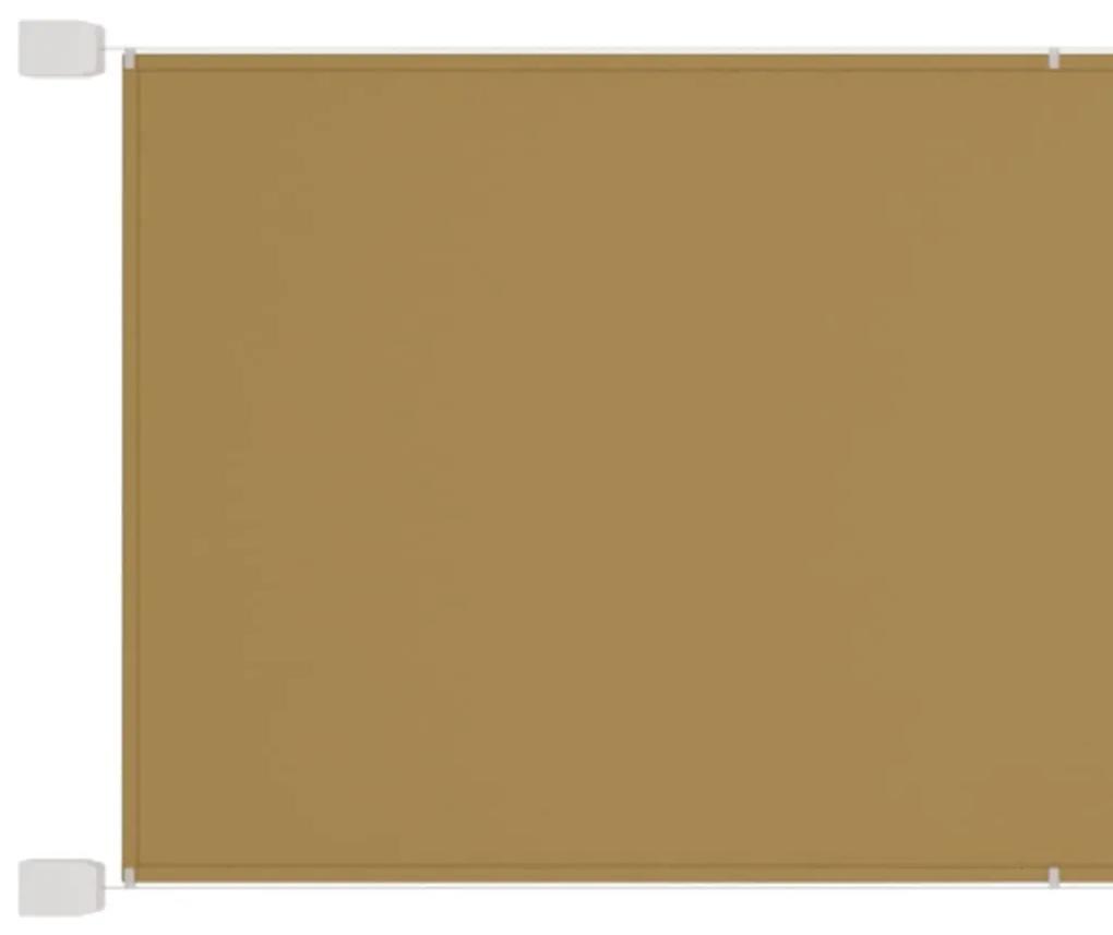 Τέντα Κάθετη Μπεζ 60 x 800 εκ. από Ύφασμα Oxford - Μπεζ