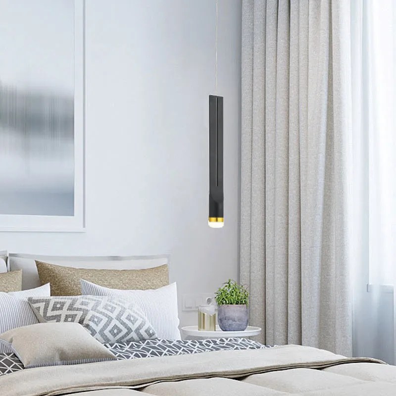 Φωτιστικό Οροφής Μονόφωτο LED Aca Estela ZM26LEDP6BK Black