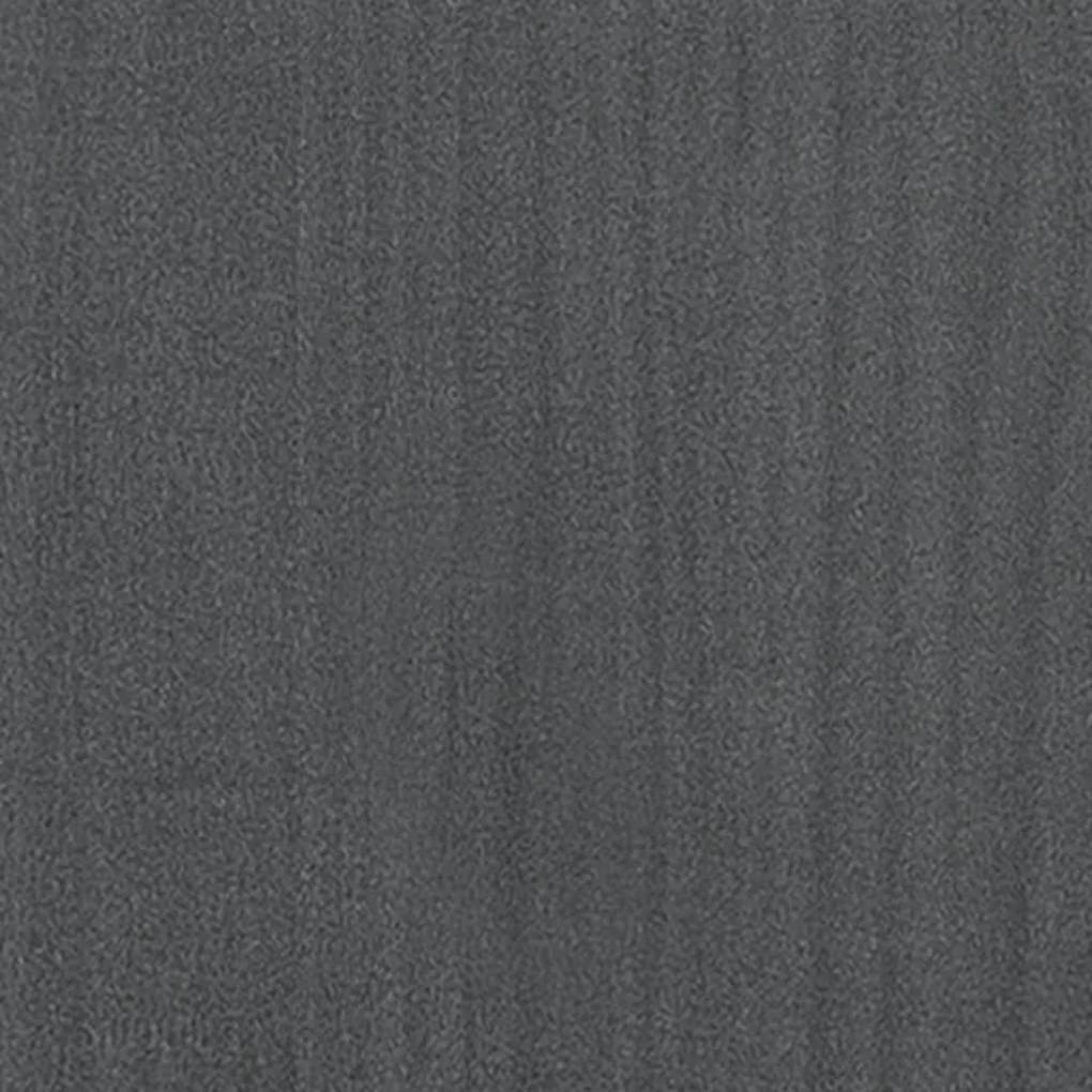 vidaXL Βιβλιοθήκη με 4 Ράφια Γκρι 60x30x140 εκ. από Μασίφ Ξύλο Πεύκου
