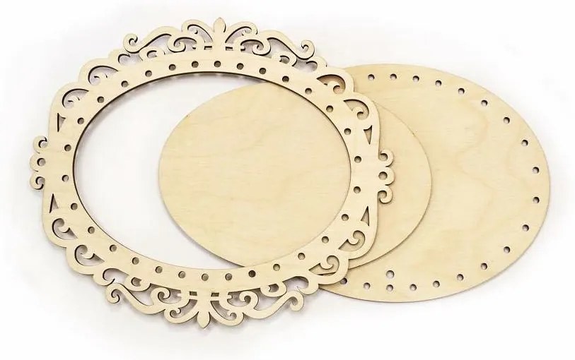 Intra απο ξύλο plywood 3mm-4mm πάχος - Ξύλινη βάση με βελονάκι Δίασταση 30x30 cm Intraeaxys-6o3y3lq7