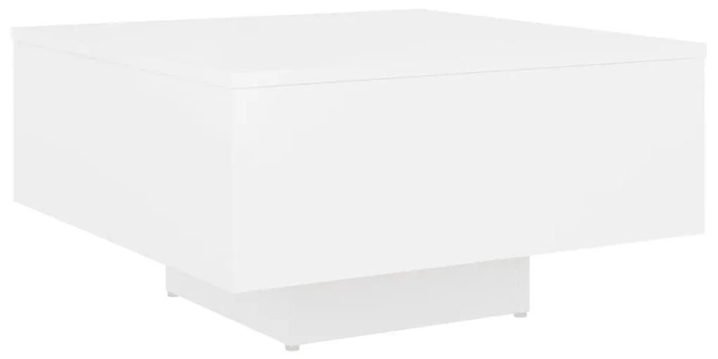 Τραπεζάκι Σαλονιού Λευκό 60 x 60 x 31,5 εκ. από Μοριοσανίδα - Λευκό
