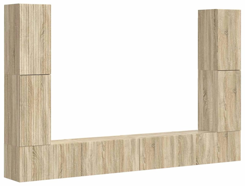 vidaXL 4 pcs Δρύς Sonoma