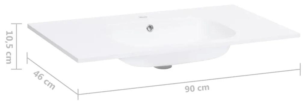 Νιπτήρας Ένθετος Λευκός 900 x 460 x 105 χιλ. από SMC - Λευκό