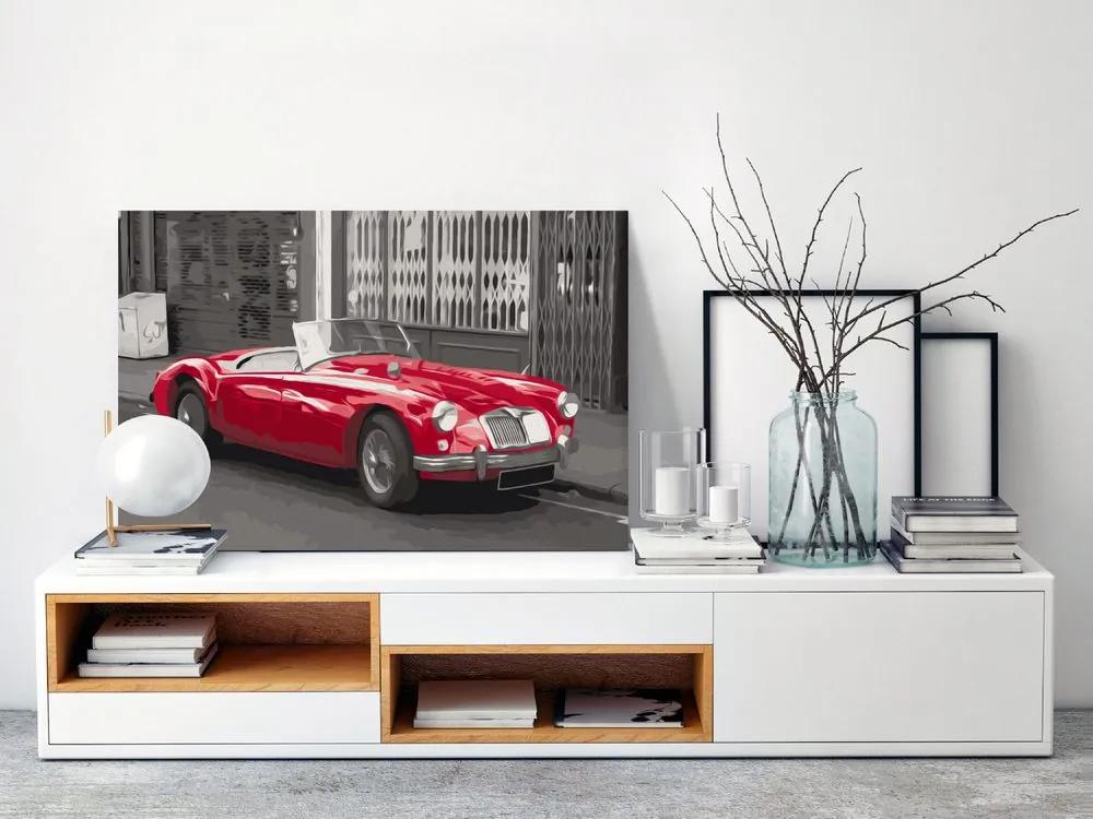 Ζωγραφική με αριθμούς κόκκινο αυτοκίνητο - Red Classic