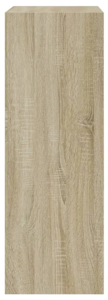 vidaXL Παπουτσοθήκη Sonoma Δρυς 60x34x96,5 εκ. από Επεξεργασμένο Ξύλο