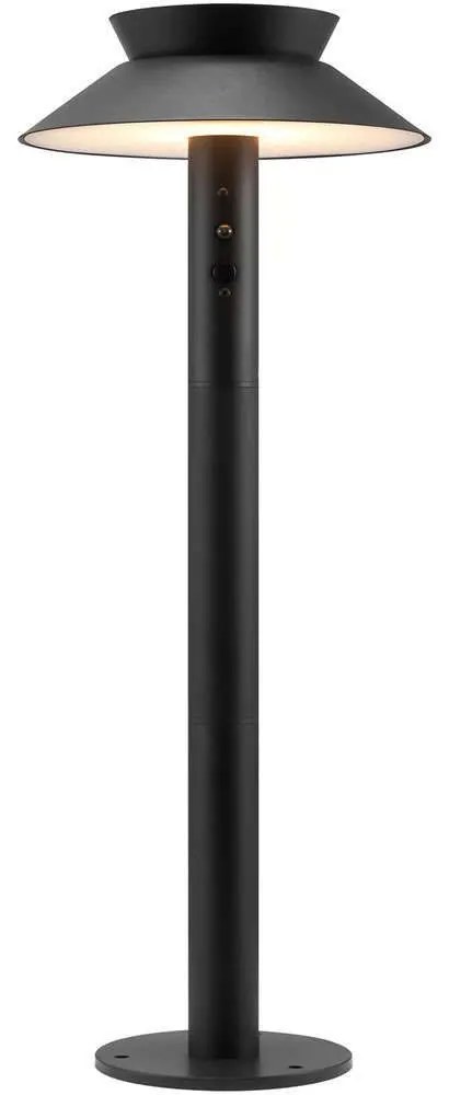 Φωτιστικό Δαπέδου Ηλιακό Justina 2418098003 23x60cm Led 400lm 5W 3000K Black Nordlux