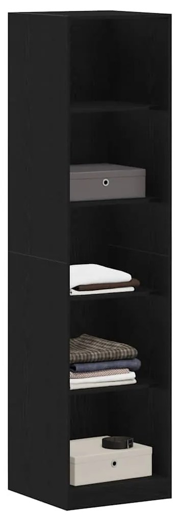 vidaXL Ντουλάπι Μαύρη δρυς 50 x 50 x 200 cm Επεξεργασμένο ξύλο