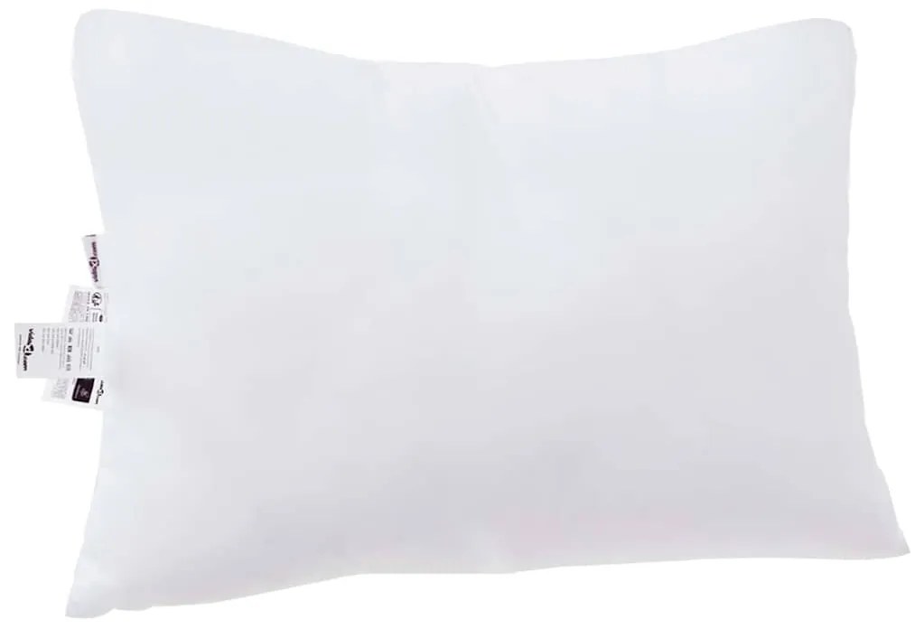 vidaXL Μαξιλάρι με μαξιλάρι 2 pcs Λευκό 61 x 41 x 20 εκ Πολυεστέρας
