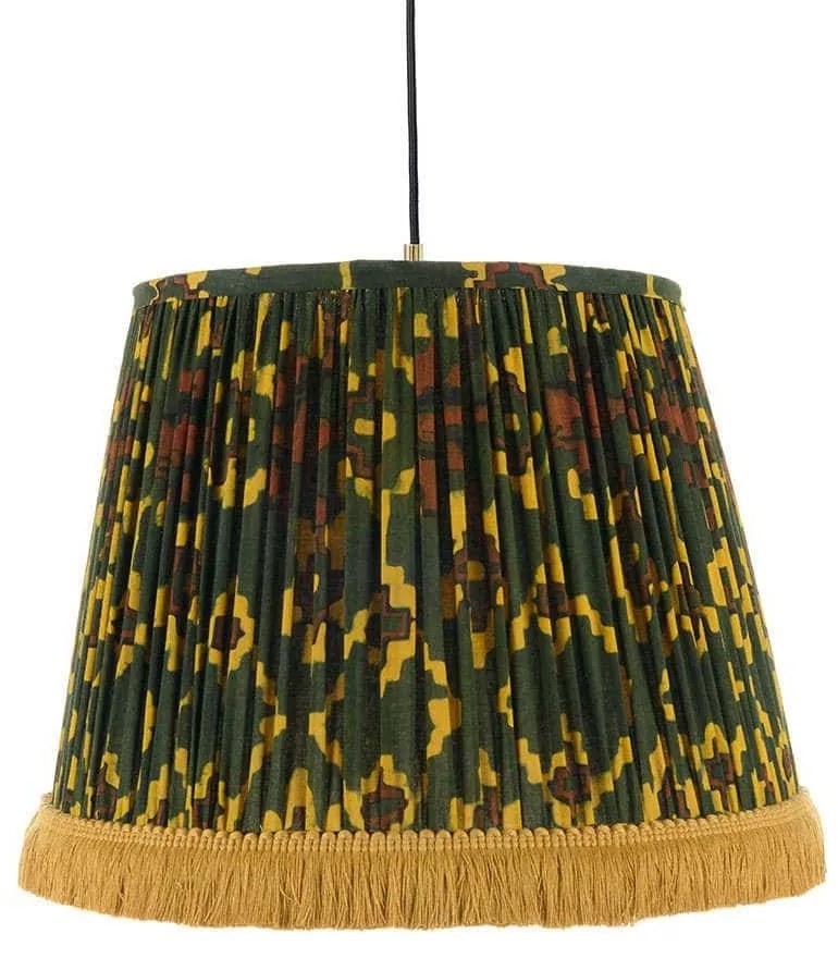 Φωτιστικό Οροφής Zold CL50347 ø35xø45xH30 Khaki-Yellow MindTheGap Metal, Fabric