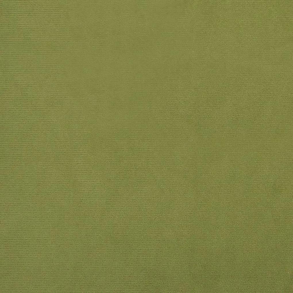 Σκαμπό/Υποπόδιο Ανοιχτό Πράσινο 78 x 56 x 32 Βελούδινο - Πράσινο