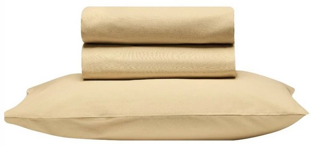 Μαξιλαροθήκες Essential 11 (Σετ 2τμχ) Ochre Kentia 50Χ70 100% Πενιέ Βαμβάκι
