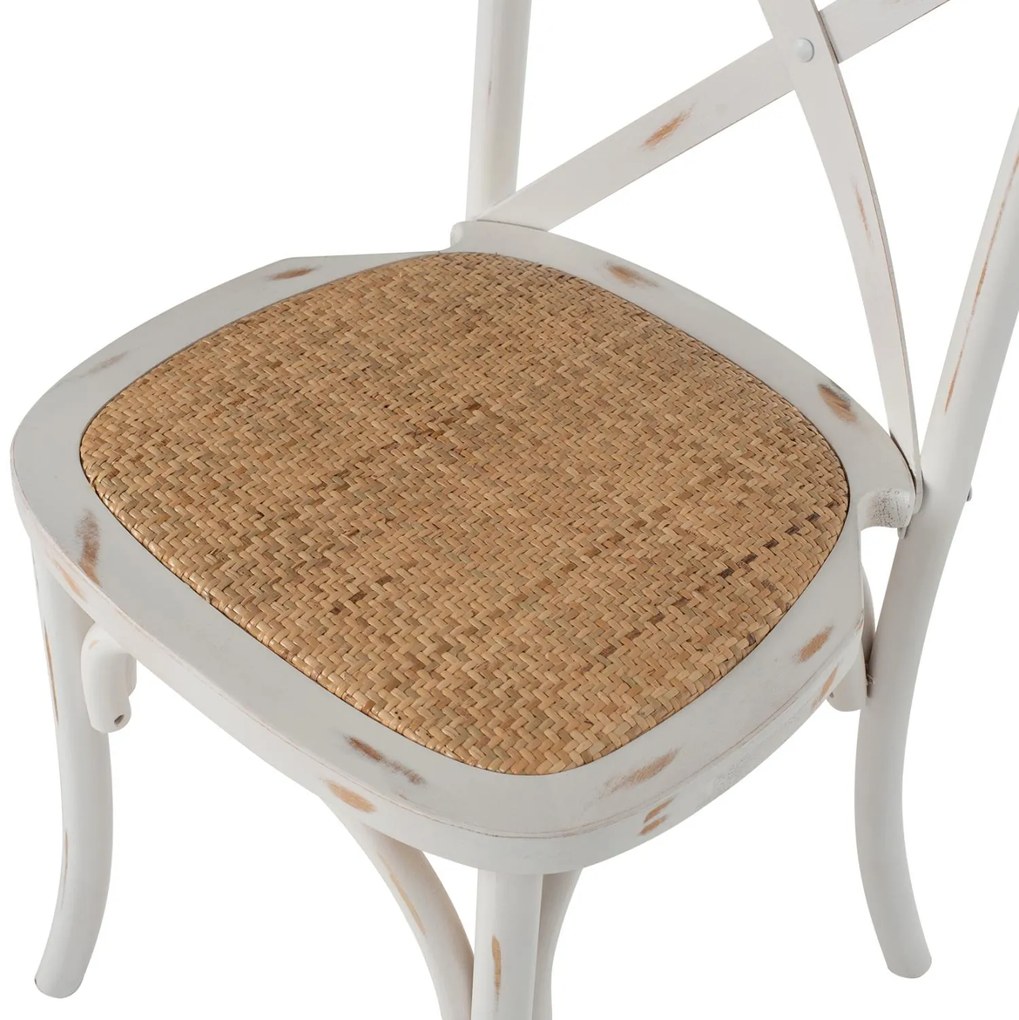 Καρέκλα OWEN Στοιβαζόμενη Ξύλινη Οξιά χρώμα White wash 45x55,5x90εκ. 45x55.5x90 εκ.
