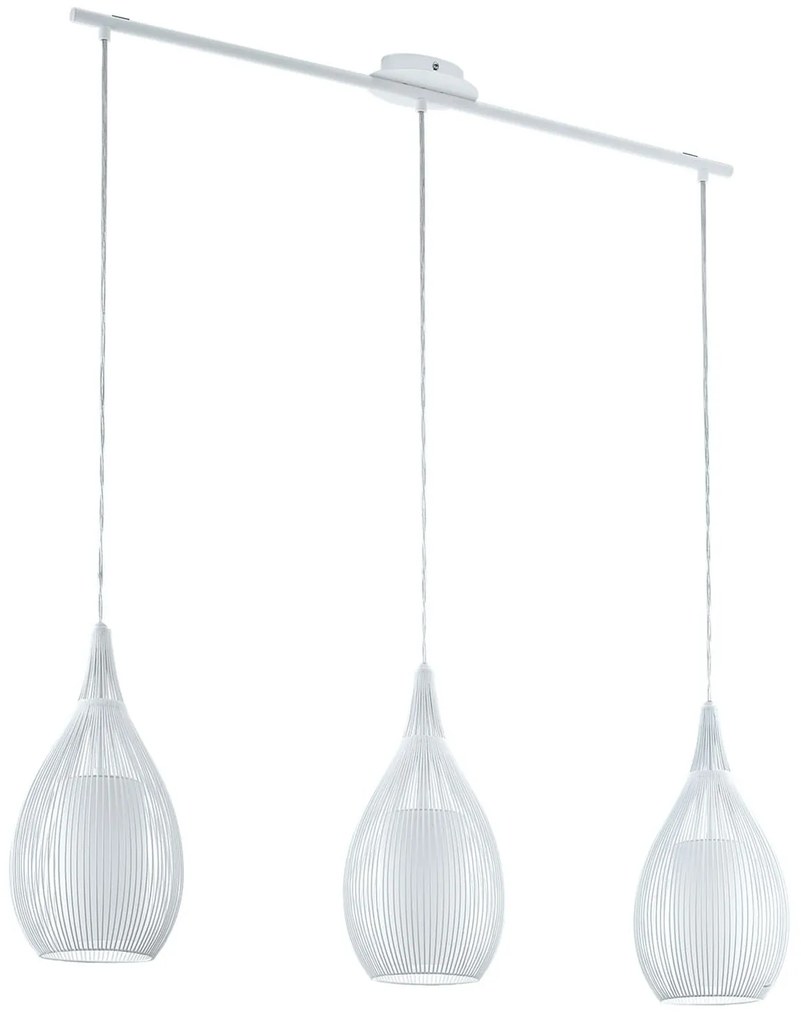 Φωτιστικό Οροφής Razoni 94388 White Eglo Metal, Glass