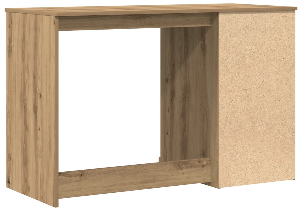 vidaXL γραφείο με αποθηκευτικά χώρο Artisan Oak 50x115x75 εκ Επεξεργασμένο ξύλο