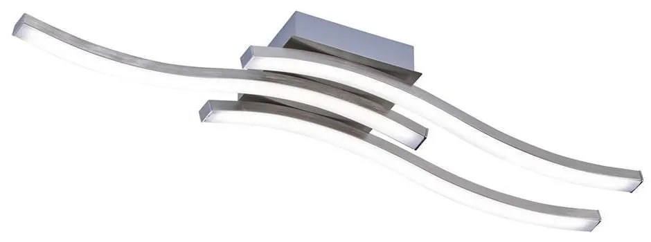 Φωτιστικό Οροφής -Πλαφονιέρα Route R62473107 3x5W Led 12x56x7cm 3000K Nickel RL Lighting Metal