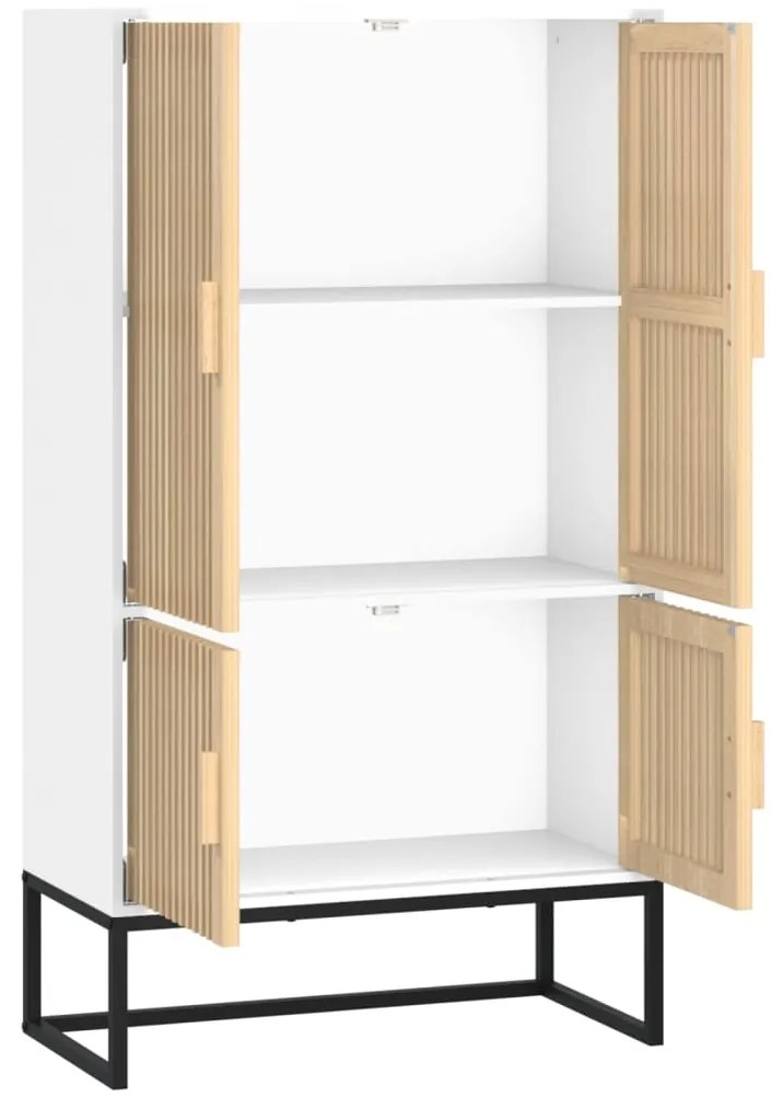 vidaXL Ντουλάπι Λευκό 70 x 35 x 125 εκ. από Επεξεργασμένο Ξύλο