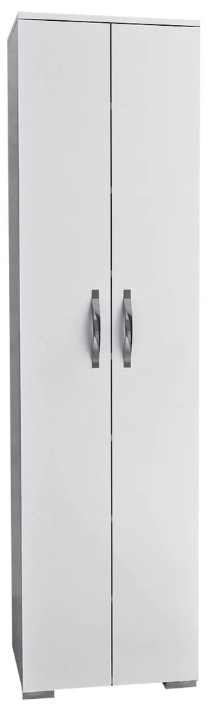Ντουλάπι ArteLibre JUDELINE Λευκό Μοριοσανίδα 60x32x173.5cm-14870193
