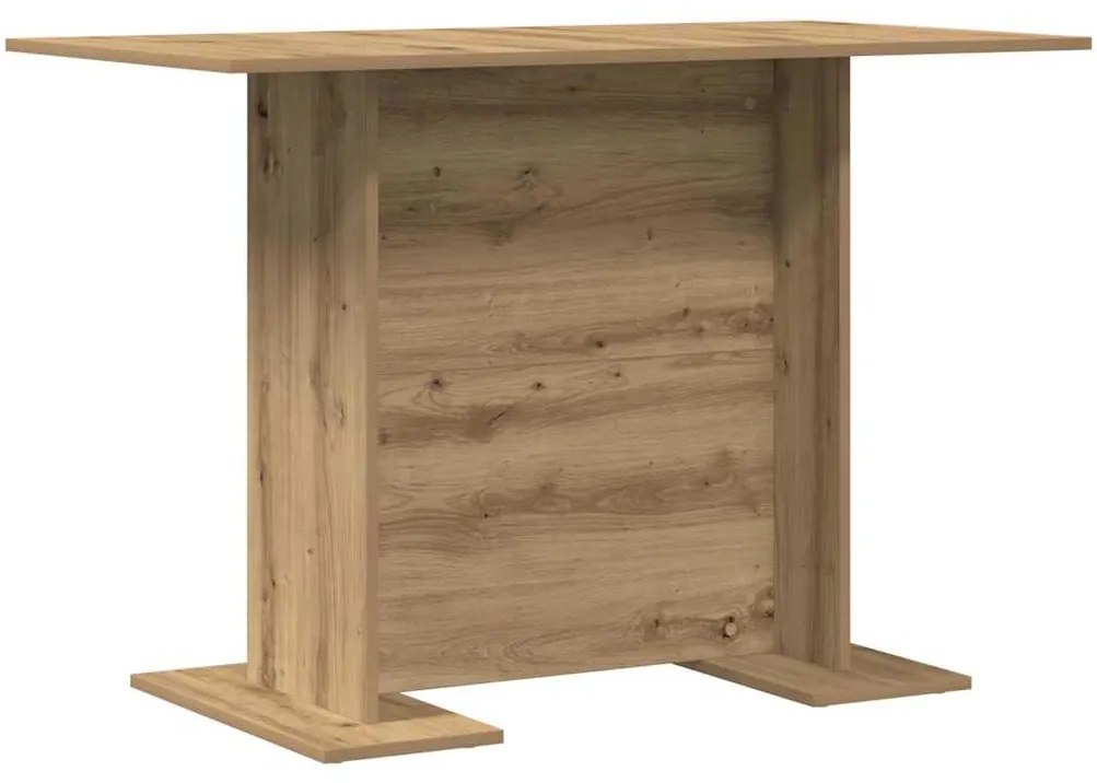 vidaXL Τραπεζαρία artisan δρυς 110 x 60 x 75 cm Επεξεργασμένο ξύλο