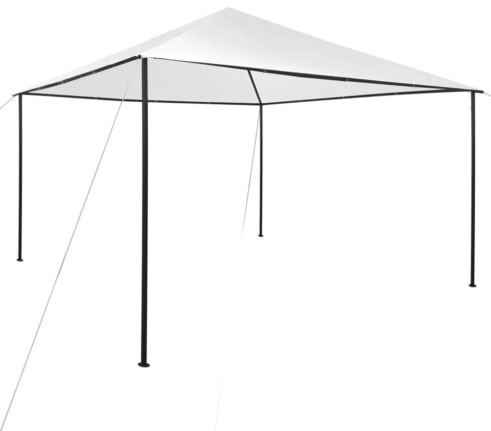 vidaXL Κιόσκι Λευκό 4 x 4 x 3 μ. 180 γρ./μ²