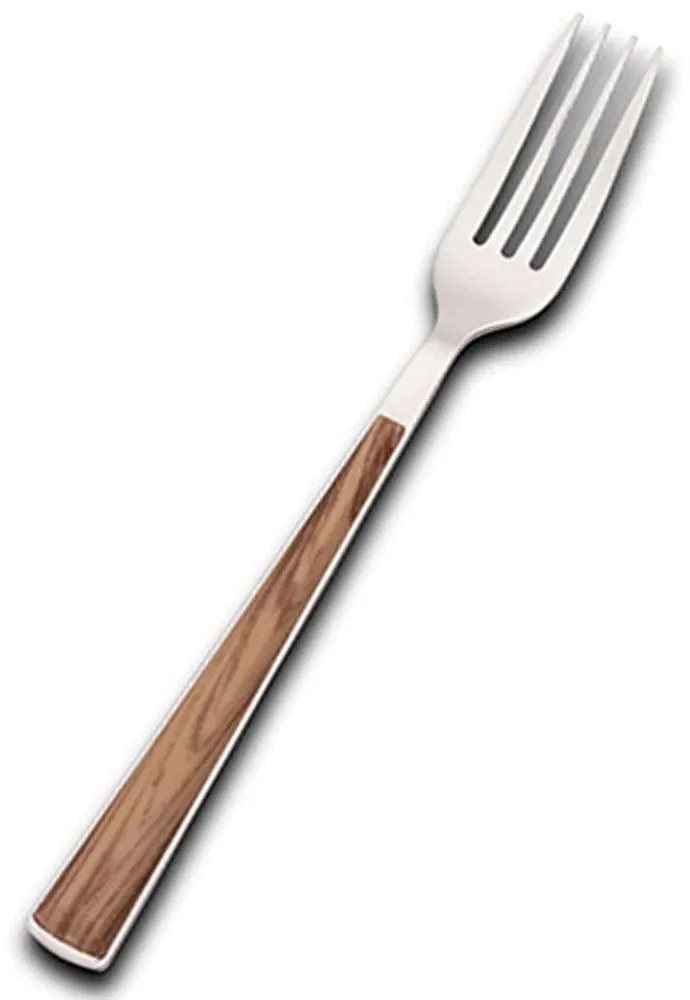 Πιρουνάκι Γλυκού Ariana 10-123-034 18,2cm Silver-Natural Nava Stainless Steel