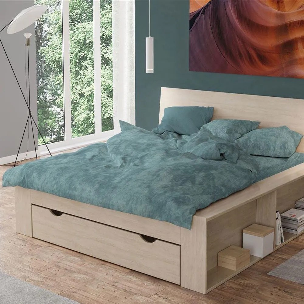 Σεντόνι Premium Shadow 616 Petrol DimCol Υπέρδιπλo 240x270cm 100% Cotton