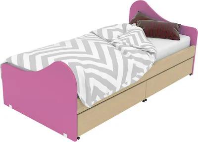 surf Παιδικό Κρεβάτι ΜΟΝΟ ALFA SET Ξύλινο Για Στρώμα 90x200cm