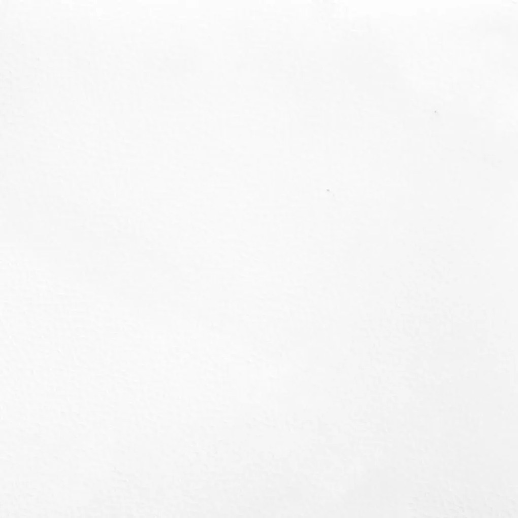 Πλαίσιο Κρεβατιού Λευκό 200x200 εκ. από Συνθετικό Δέρμα - Λευκό
