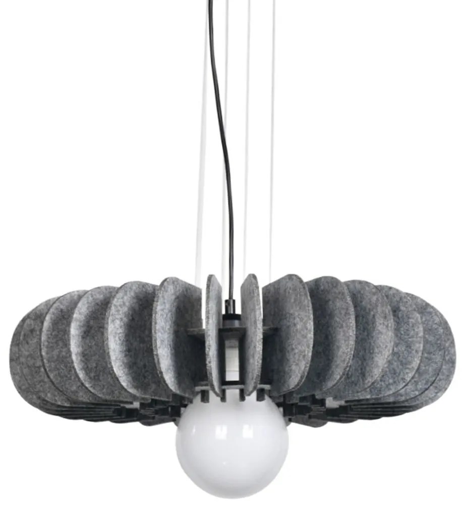 Φωτιστικό Οροφής Acoustic 4059 50x12cm 1xE27 Grey Inlight