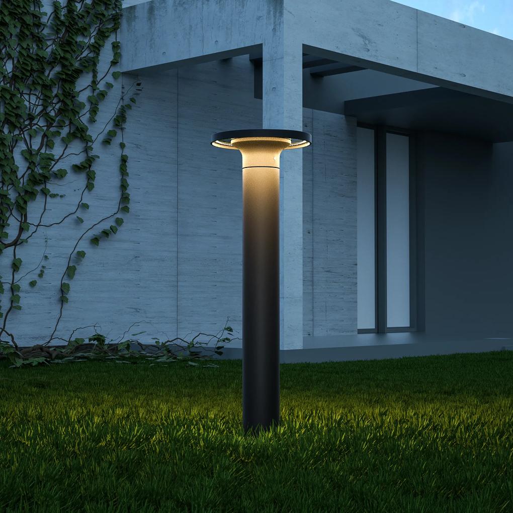 Φωτιστικό δαπέδου εξωτερικού χώρου Geneva LED 8W 3000K Outdoor Stand Light Black D:50cmx15.1cm (80400141) - ABS - 80400141