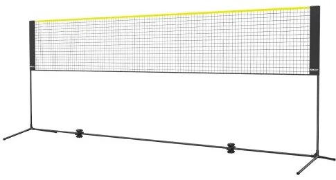 VEVOR Badminton Net, Height Adjustable Volleyball Net, 14ft Wide Foldable Pickleball Net, Portable Easy Setup Tennis Net Set with Poles, Stand and Carry Bag, for Kids Backyard Game Indoor Outdoor Use