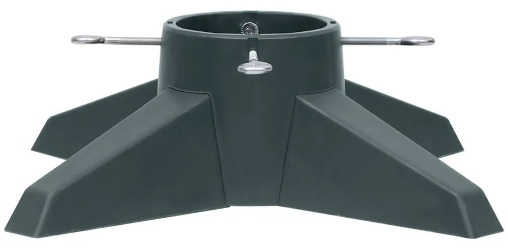 vidaXL Βάση Χριστουγεννιάτικου Δέντρου Πράσινη 55,5 x 55,5 x 15 εκ.