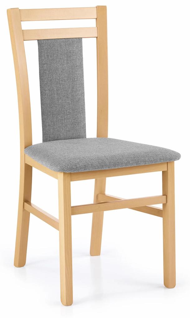 60-22571 HUBERT 8 chair color: honey oak/Inari 91 DIOMMI V-PL-N-HUBERT8-D.MIODOWY-INARI91, 1 Τεμάχιο