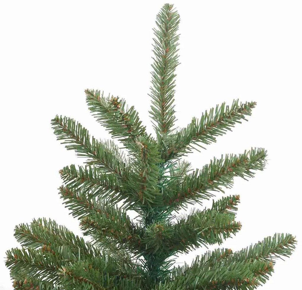 vidaXL Τεχνητό Χριστουγεννιάτικο Δέντρο με Άξονα Πράσινο 180 cm PVC