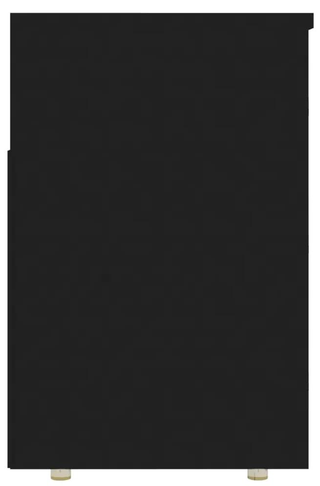 vidaXL Παπουτσοθήκη Μαύρη 105 x 30 x 45 εκ. από Μοριοσανίδα