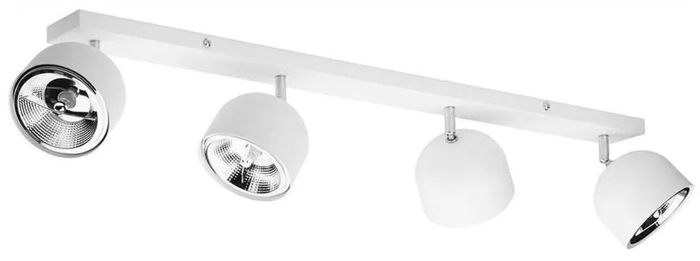 Φωτιστικό Οροφής - Σποτ Altea 6516 4xGU10 AR111 12W 97x17cm White TK Lighting