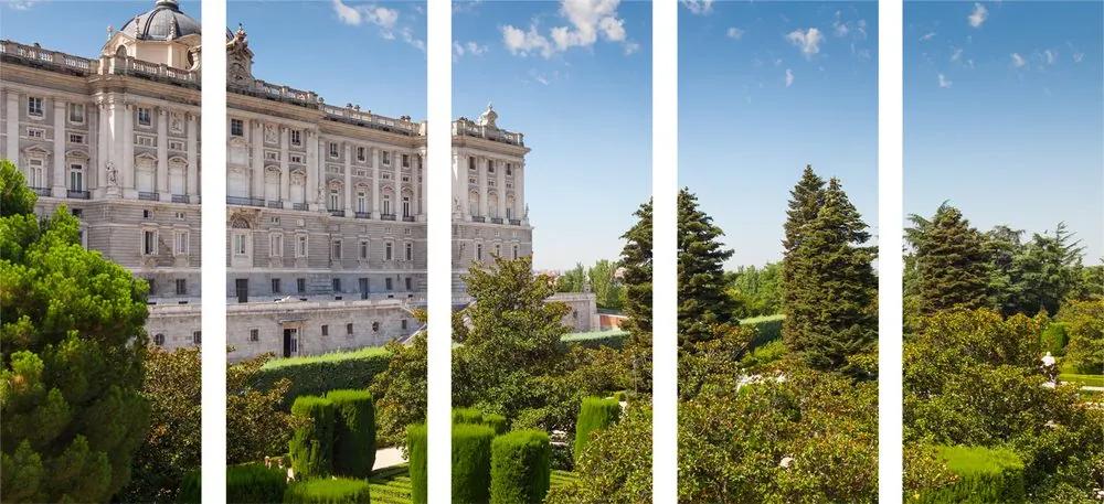 Εικόνα 5 τμημάτων βασιλικό παλάτι στη Μαδρίτη