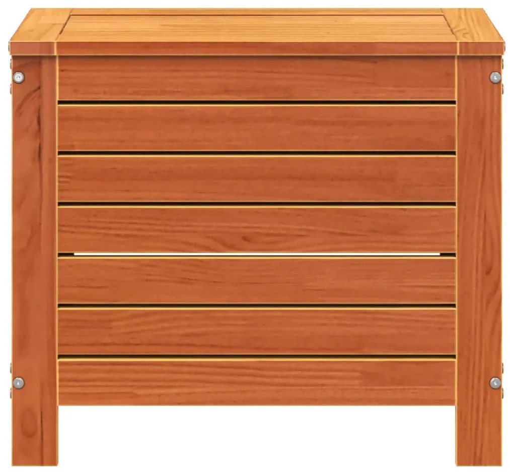 vidaXL Υποπόδιο Κήπου Καφέ Κεριού 62x31,5x52 εκ. Μασίφ Ξύλο Πεύκου