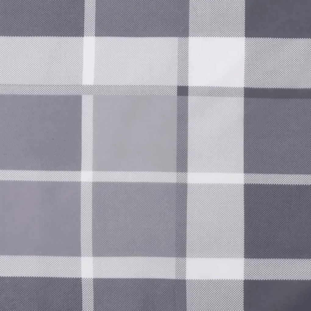 Μαξιλάρι Σεζλόνγκ Γκρι Καρό (75+105) x 50 x 3 εκ. - Πολύχρωμο