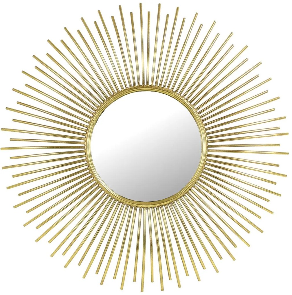 Καθρέπτης ArteLibre Χρυσό Μέταλλο 75.5x3.5x75.5cm