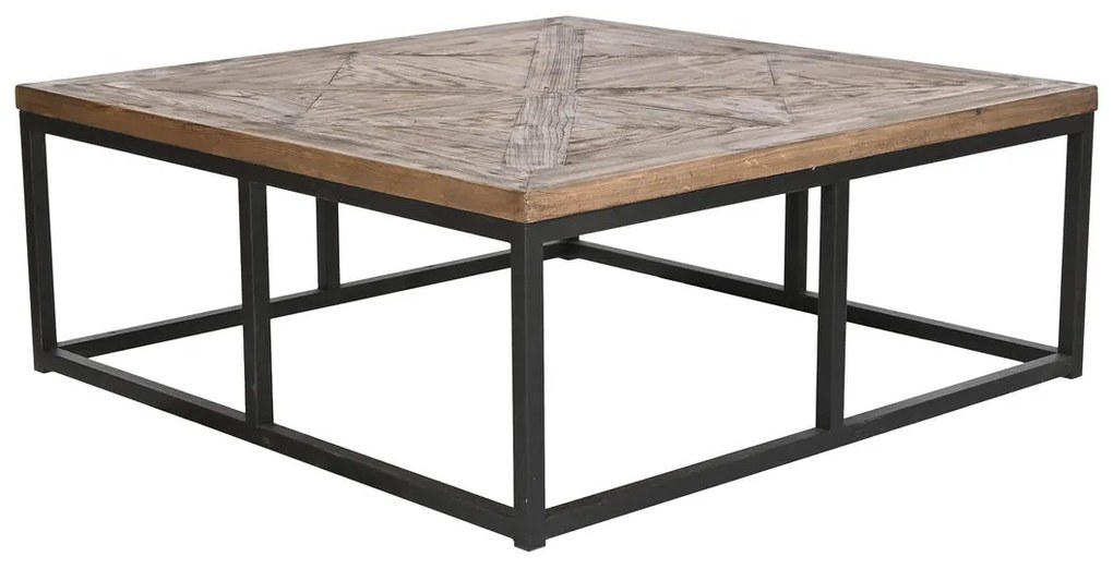 Τραπεζάκι Καφέ Home ESPRIT Ξύλο Μέταλλο 120 x 120 x 45 cm
