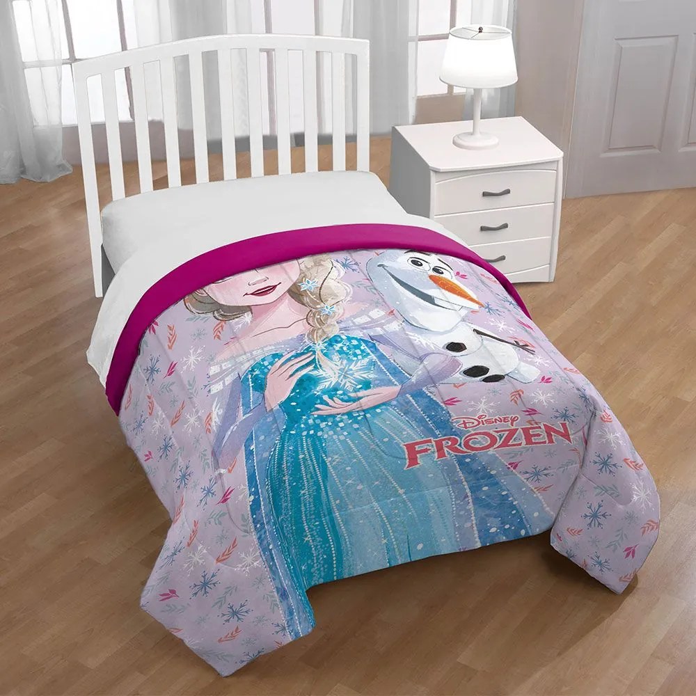 Πάπλωμα Παιδικό Disney Home Frozen 45 Lilac DimCol Μονό 160x240cm Microfiber
