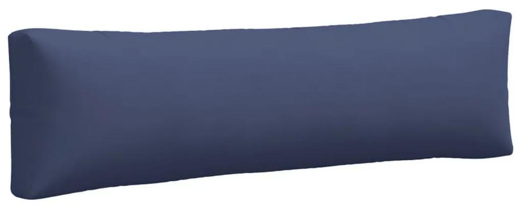 Μαξιλάρια Παλέτας 2 τεμ. Ναυτικό Μπλε από Ύφασμα Oxford - Μπλε
