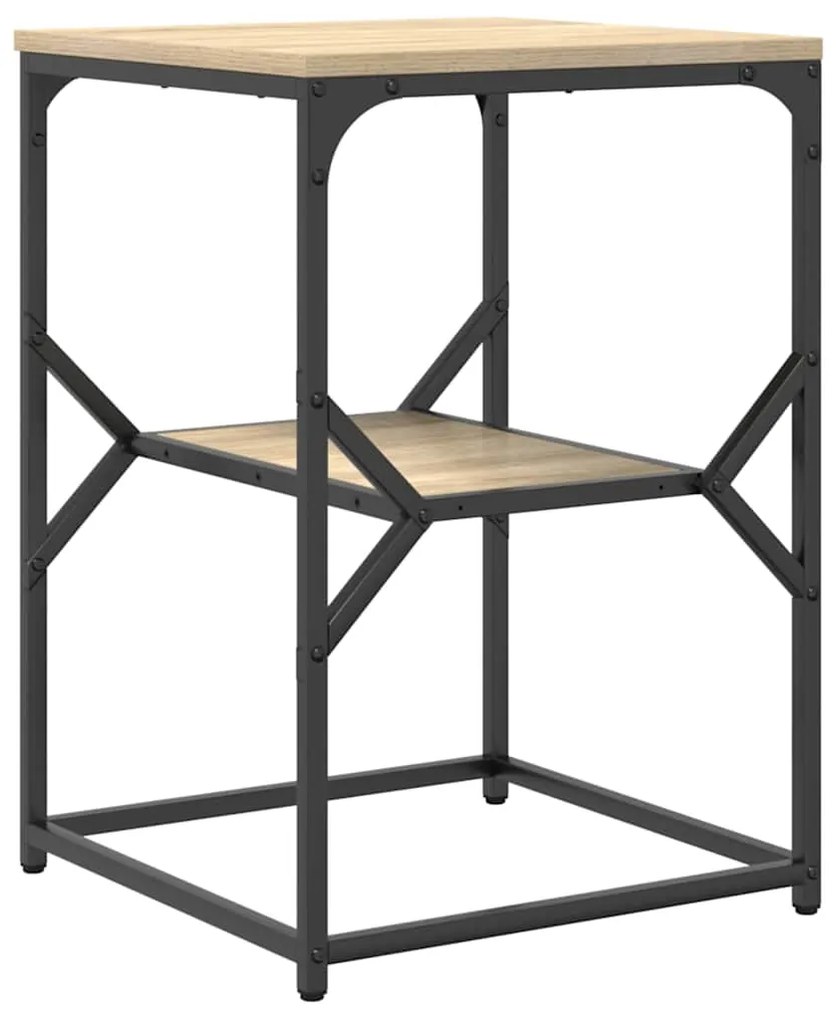vidaXL Τραπεζάκι Πλευράς Sonoma Δρυς 41 x 40 x 60 εκ.