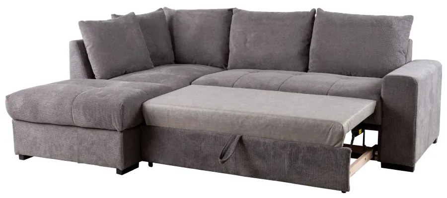 BILL ΚΑΝΑΠΕΣ ΚΡΕΒΑΤΙ ΓΩΝΙΑ ΑΡΙΣΤΕΡΗ STONE 241x173x94 - 70-0414