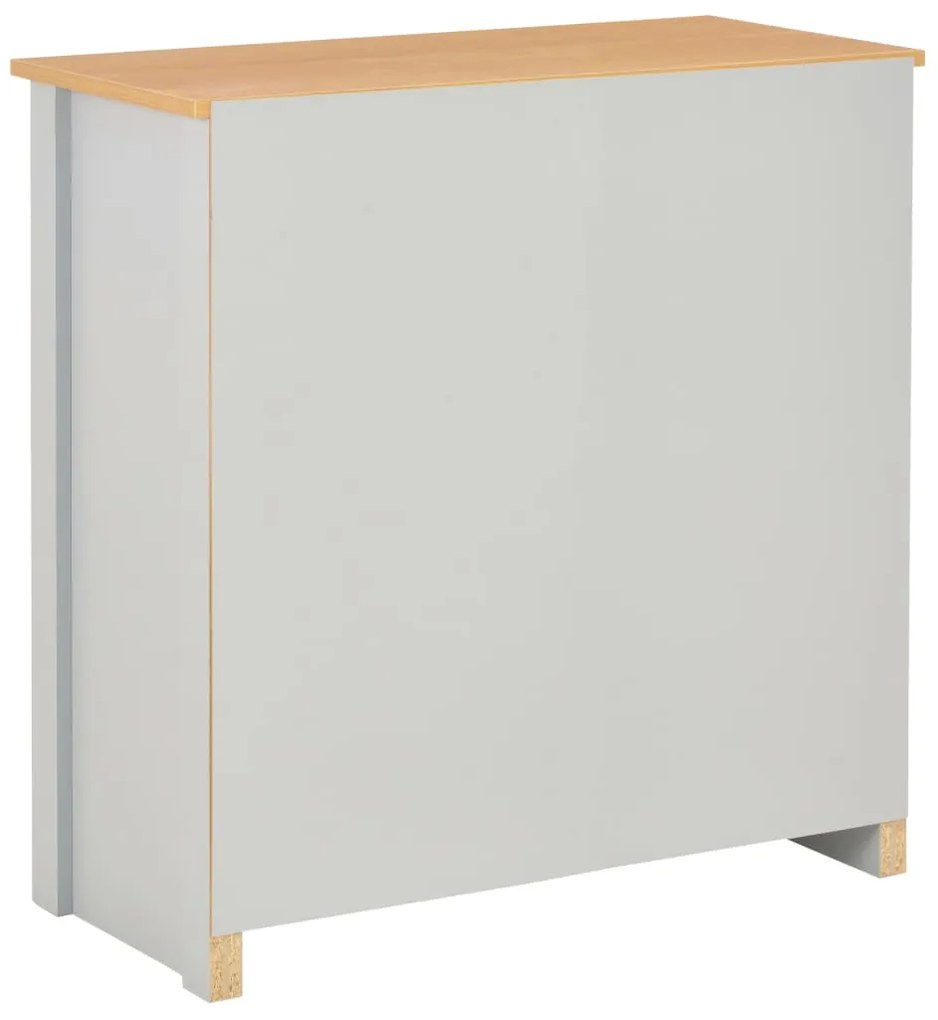 vidaXL Μπουφές Ψηλός Γκρι 79 x 35 x 81 εκ.