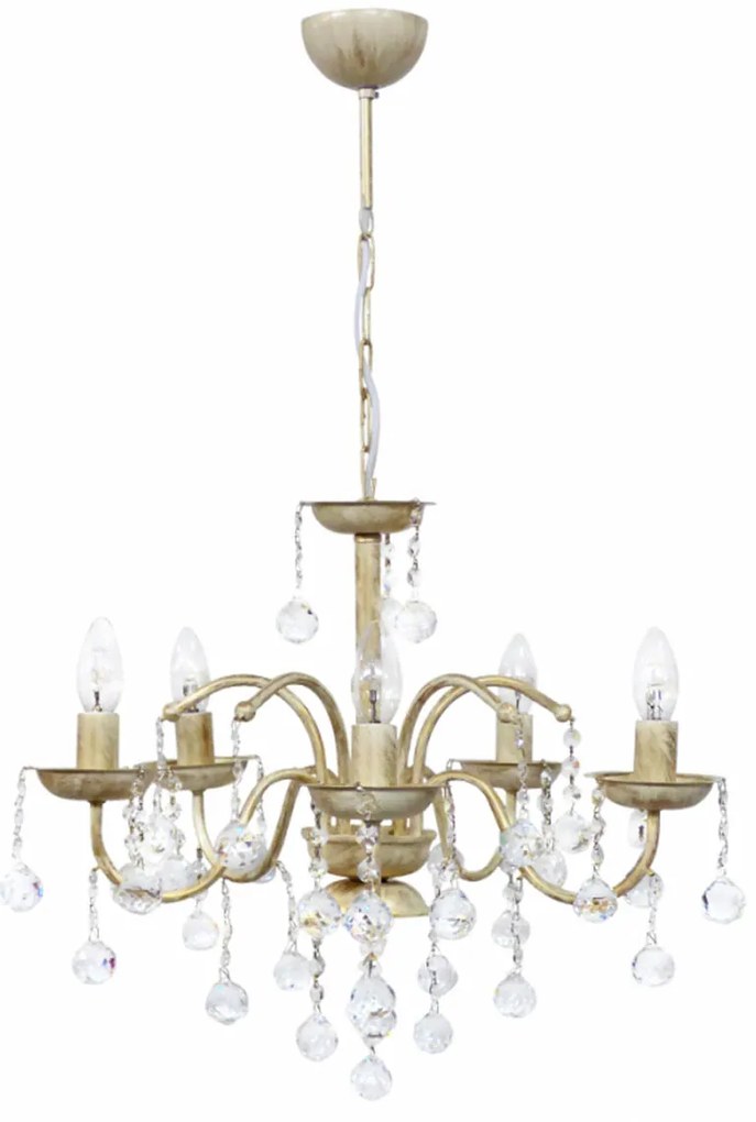 Πολυέλαιος Οροφής Heronia Bistro 01-0318 White/Bronze