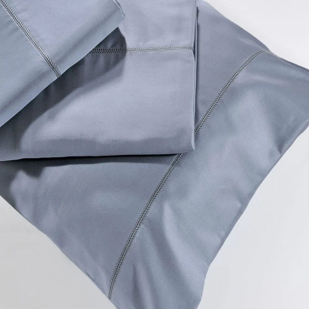 Σεντόνι Με Λάστιχο S250/7 Grey Metal Down Town King Size 100% Cotton Satin