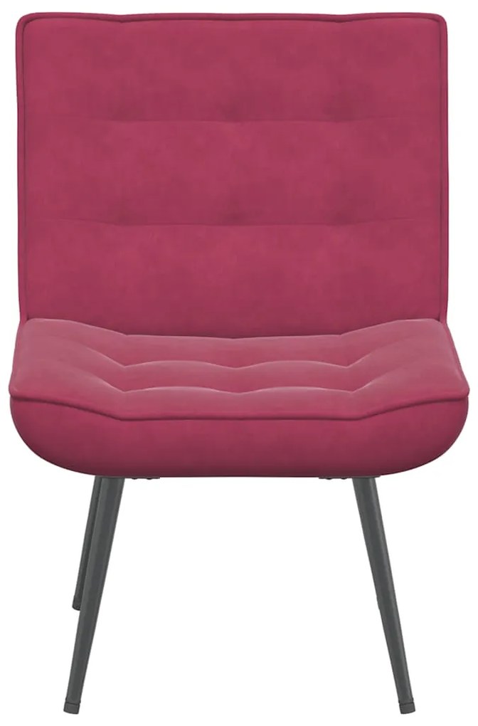 vidaXL Καρέκλα χαλάρωσης Wine Red 64x74x84 cm Velvet