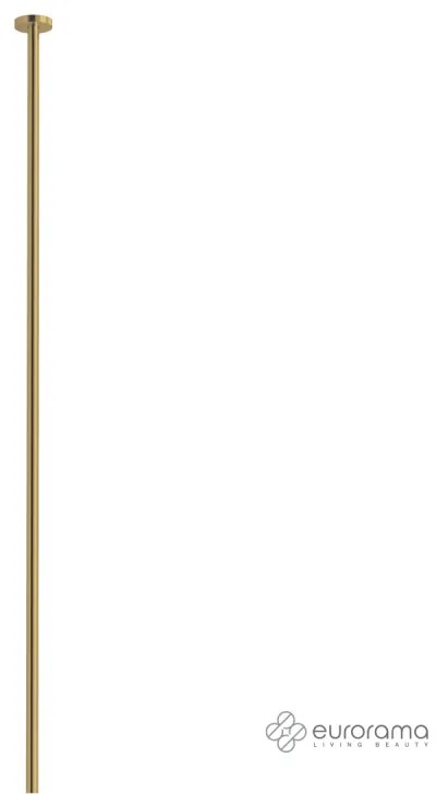 Eurorama FLUSH Ρουξούνι νιπτήρος οροφής 130εκ Light Gold Brushed