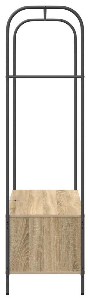 vidaXL Ράφι Ρούχων με Ράφια Sonoma Oak 100x44x160 εκ.
